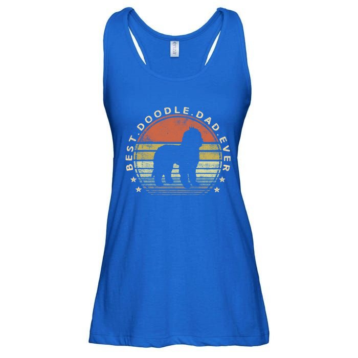 Best Doodle Dad Dog Lover Owner Labradoodle Goldendoodle Meaningful Gift Ladies Essential Flowy Tank