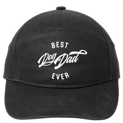 Best Dog Dad Ever 7-Panel Snapback Hat