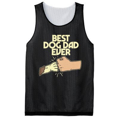 Best Dog Dad Ever Mesh Reversible Basketball Jersey Tank