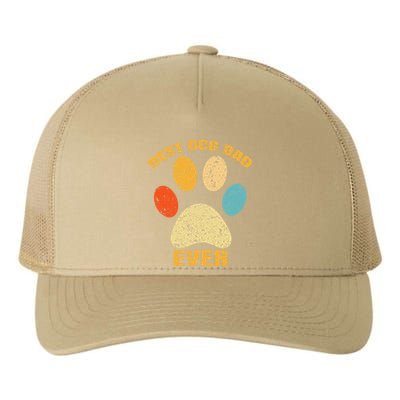 Best Dog Dad Cool Fathers Day Yupoong Adult 5-Panel Trucker Hat