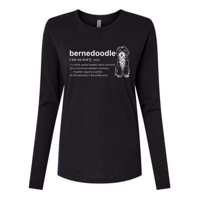 Bernedoodle Dog Definition Bernedoodle Womens Cotton Relaxed Long Sleeve T-Shirt