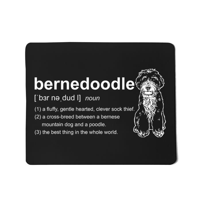 Bernedoodle Dog Definition Bernedoodle Mousepad