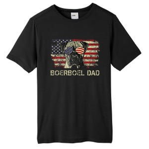 Boerboel Dad Dog Lovers American Flag 4th Of July Tall Fusion ChromaSoft Performance T-Shirt