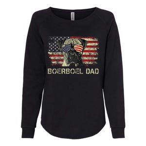 Boerboel Dad Dog Lovers American Flag 4th Of July Womens California Wash Sweatshirt