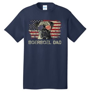 Boerboel Dad Dog Lovers American Flag 4th Of July Tall T-Shirt