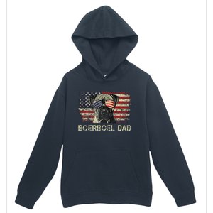 Boerboel Dad Dog Lovers American Flag 4th Of July Urban Pullover Hoodie