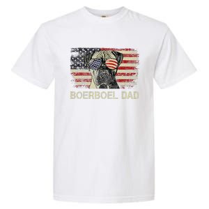 Boerboel Dad Dog Lovers American Flag 4th Of July Garment-Dyed Heavyweight T-Shirt