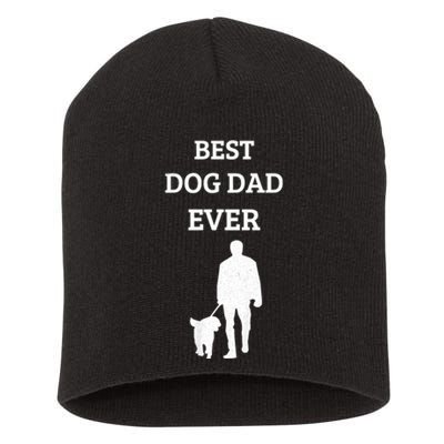 Best Dog Dad Ever Short Acrylic Beanie