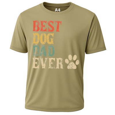 Best Dog Dad Ever Vintage Dog Daddy Retro Doggy Father Performance Shirt