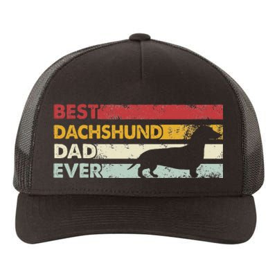 Best Dog Dad Ever Father Wiener Sausage Dog Dachshund Yupoong Adult 5-Panel Trucker Hat