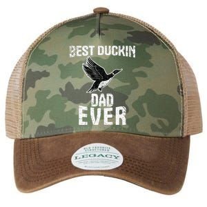 Best Ducking Dad Ever Duck Waterfowl Hunting Funny Legacy Tie Dye Trucker Hat