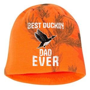 Best Ducking Dad Ever Duck Waterfowl Hunting Funny Kati - Camo Knit Beanie