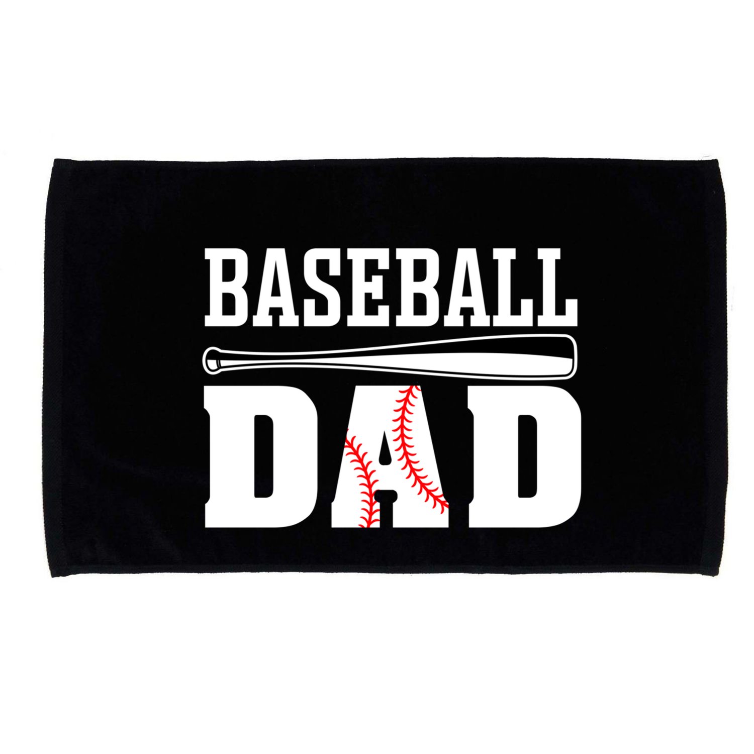 Baseball Dad Dad Baseball Microfiber Hand Towel