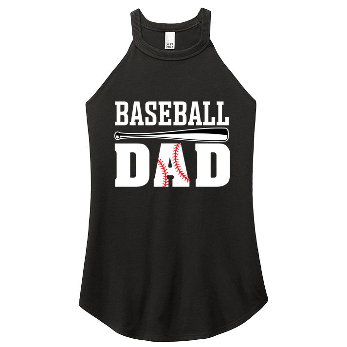 Baseball Dad Dad Baseball Women's Perfect Tri Rocker Tank