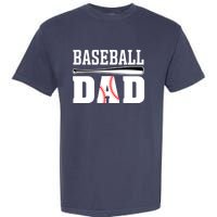 Baseball Dad Dad Baseball Garment-Dyed Heavyweight T-Shirt