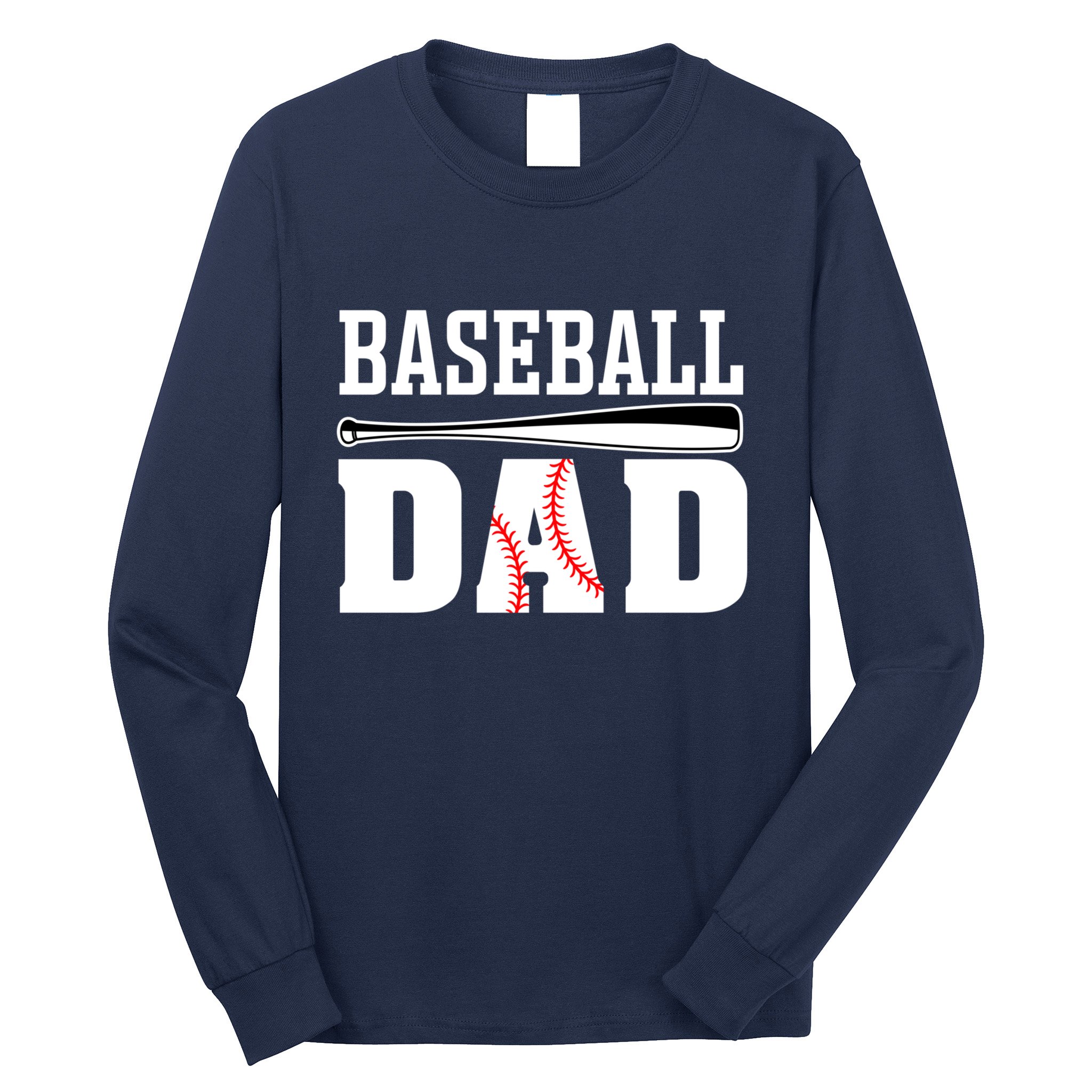 Baseball Dad Dad Baseball Long Sleeve Shirt
