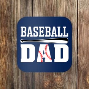 Baseball Dad Dad Baseball Coaster