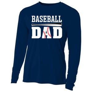 Baseball Dad Dad Baseball Cooling Performance Long Sleeve Crew