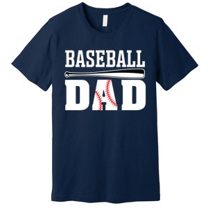 Baseball Dad Dad Baseball Premium T-Shirt