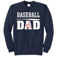 Baseball Dad Dad Baseball Tall Sweatshirt