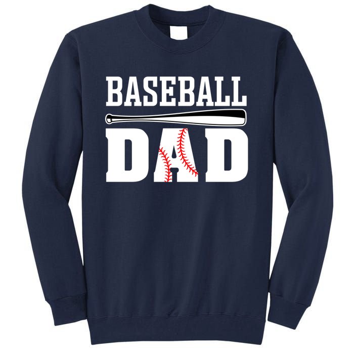 Baseball Dad Dad Baseball Tall Sweatshirt