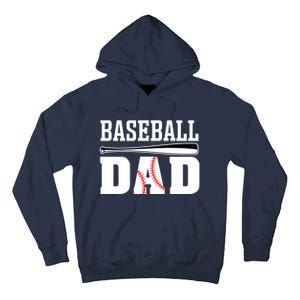 Baseball Dad Dad Baseball Tall Hoodie