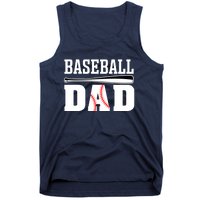 Baseball Dad Dad Baseball Tank Top