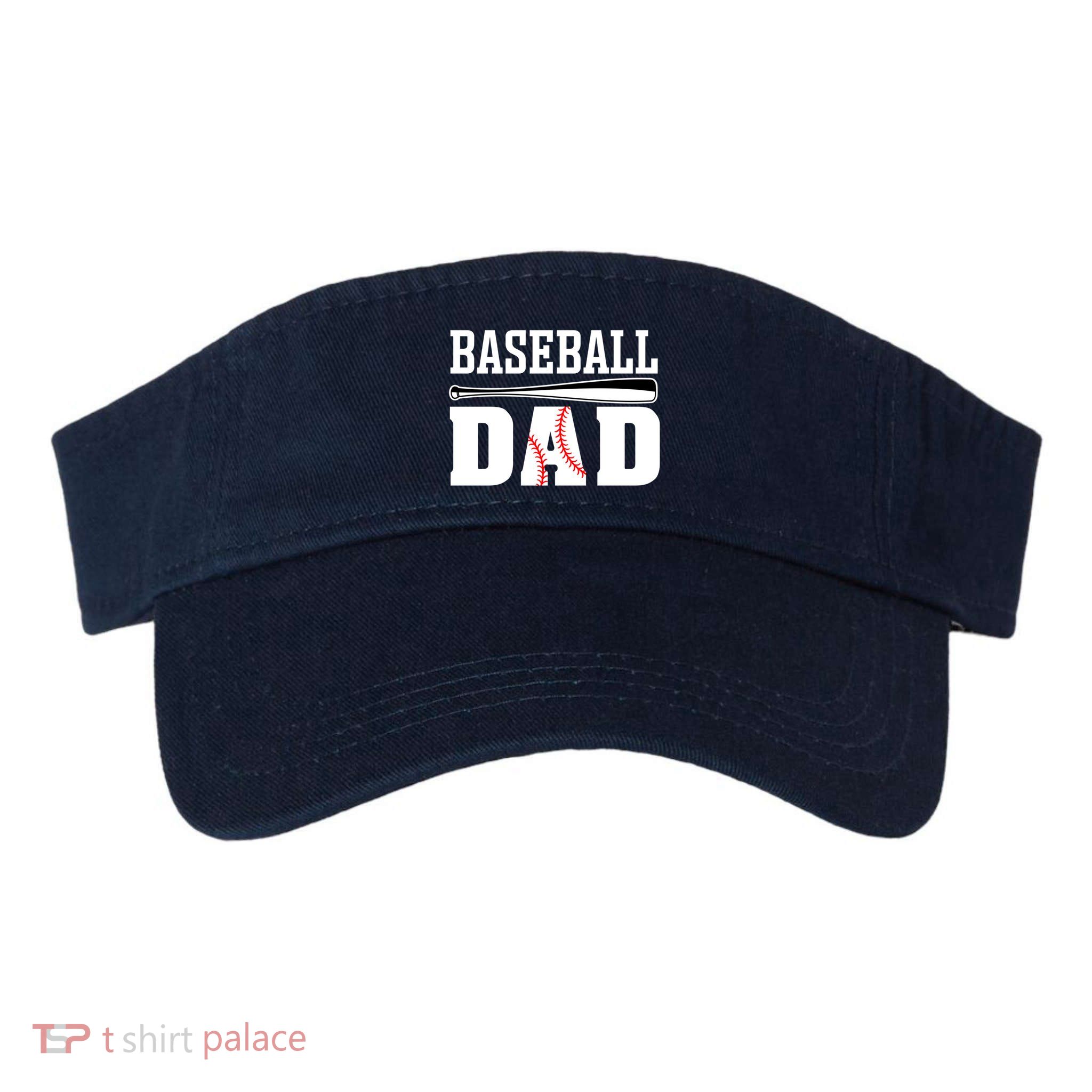 Baseball Dad Dad Baseball Visor