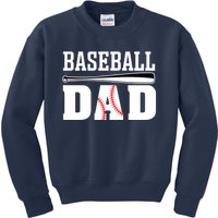 Baseball Dad Dad Baseball Kids Sweatshirt