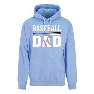 Baseball Dad Dad Baseball Unisex Surf Hoodie