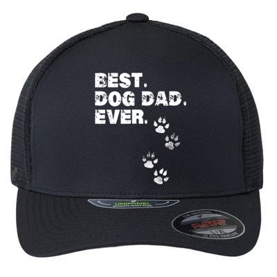 Best Dog Dad Ever Flexfit Unipanel Trucker Cap