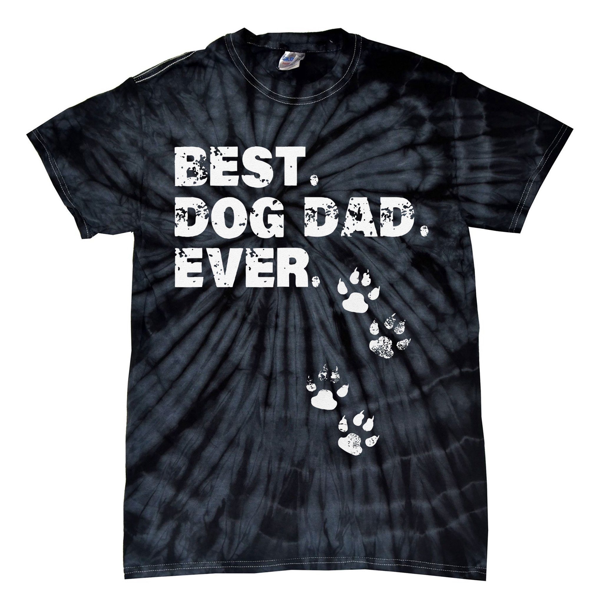 Best Dog Dad Ever Gift For Fathers Day Tie-Dye T-Shirt