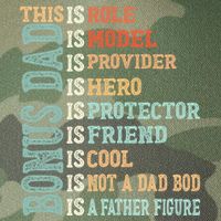 Bonus Dad Definition Is Not A Dad Bod ItS A Father Figure Great Gift Legacy Tie Dye Trucker Hat