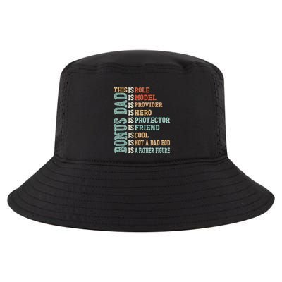 Bonus Dad Definition Is Not A Dad Bod ItS A Father Figure Great Gift Cool Comfort Performance Bucket Hat