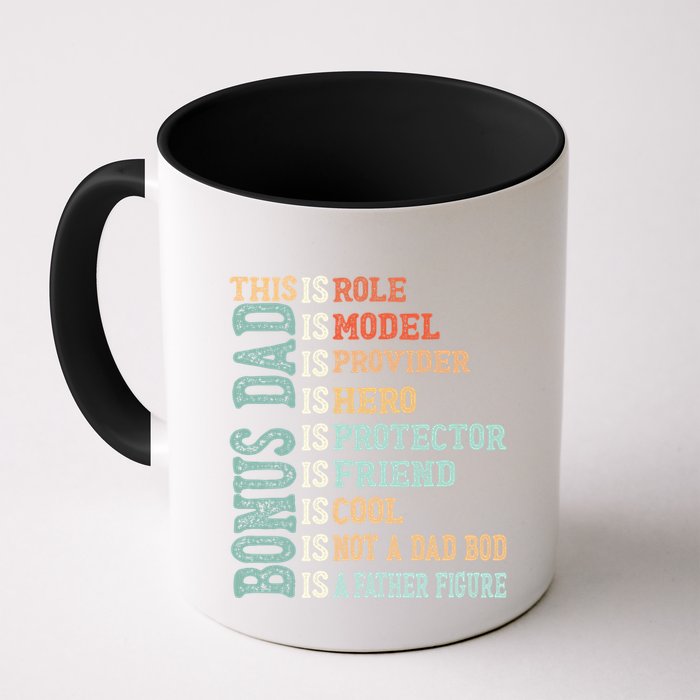 Bonus Dad Definition Is Not A Dad Bod ItS A Father Figure Great Gift Mug
