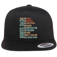 Bonus Dad Definition Is Not A Dad Bod ItS A Father Figure Great Gift Flat Bill Trucker Hat