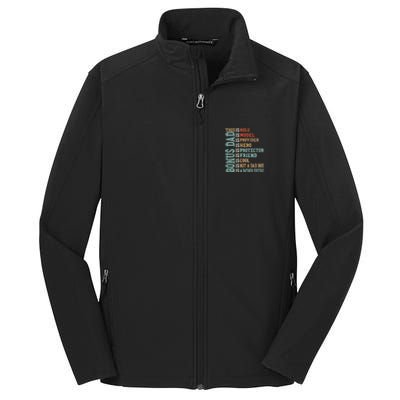 Bonus Dad Definition Is Not A Dad Bod ItS A Father Figure Great Gift Core Soft Shell Jacket