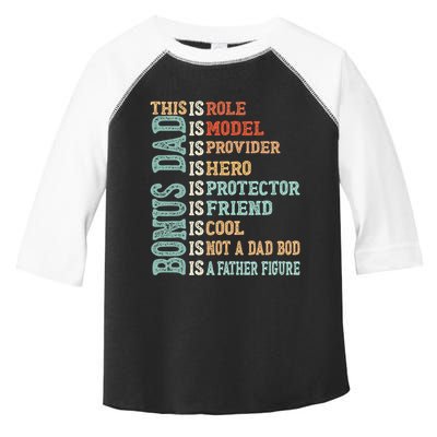 Bonus Dad Definition Is Not A Dad Bod ItS A Father Figure Great Gift Toddler Fine Jersey T-Shirt