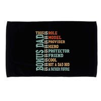 Bonus Dad Definition Is Not A Dad Bod ItS A Father Figure Great Gift Microfiber Hand Towel