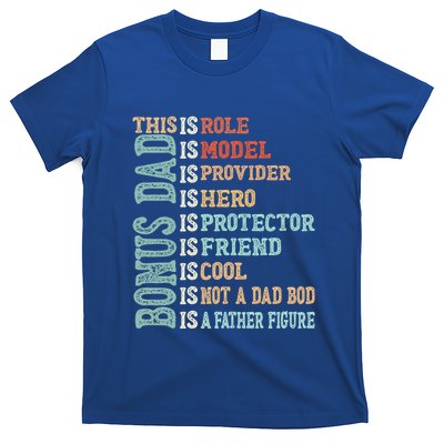 Bonus Dad Definition Is Not A Dad Bod ItS A Father Figure Great Gift T-Shirt