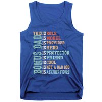 Bonus Dad Definition Is Not A Dad Bod ItS A Father Figure Great Gift Tank Top