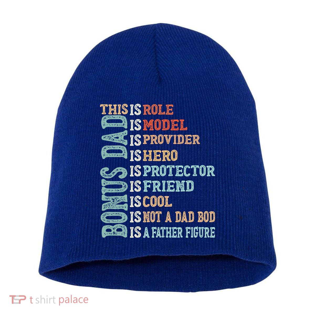 Bonus Dad Definition Is Not A Dad Bod ItS A Father Figure Great Gift Short Acrylic Beanie