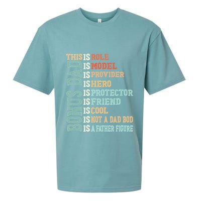 Bonus Dad Definition Is Not A Dad Bod ItS A Father Figure Great Gift Sueded Cloud Jersey T-Shirt