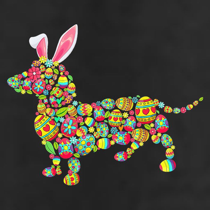 Bunny Dachshund Dog Shape Hunting Eggs Hat