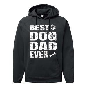 Best Dog Dad Ever Performance Fleece Hoodie