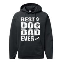 Best Dog Dad Ever Performance Fleece Hoodie