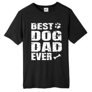 Best Dog Dad Ever Tall Fusion ChromaSoft Performance T-Shirt