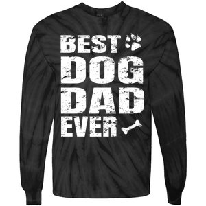 Best Dog Dad Ever Tie-Dye Long Sleeve Shirt