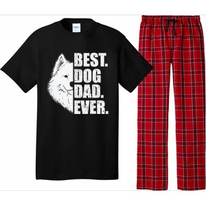 Best Dog Dad Ever Samoyed Dad Fathers Day Gift Pajama Set