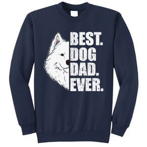 Best Dog Dad Ever Samoyed Dad Fathers Day Gift Sweatshirt